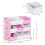 ZONEKIZ ZONEKIZ Storage Unit W/9 Removable Storage Baskets for Nursery Playroom, Pink 3