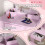 ZONEKIZ ZONEKIZ Kids Dressing Table, Cloud Design w/ Mirror, Stool, Drawer, Storage Box 5
