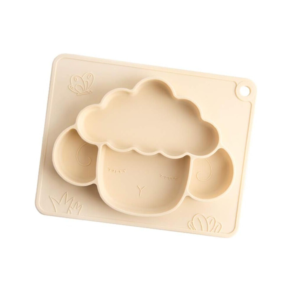 Divided Compartments Suction Plates For Picky Eaters, Safe Baby Products Non Slip 100% Food Grade Silicone, American Brand Quality, Perfect For