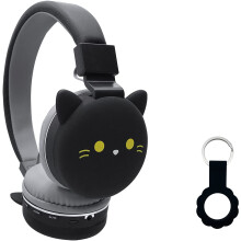 Căști Black Cat Ears, materiale de înaltă calitate, stereo wireless, cu căști moi și microfon încorporat, pentru ascultarea muzicii și