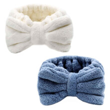 Verbrede elastische hoofdband, comfortabel om te dragen voor een ontspannende spa-ervaring, schattig strikdesign dat je dag opfleurt, veelzijdige