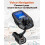 Πομπός Bluetooth Fm Universal, Προσαρμογέας γρήγορης φόρτισης με κλήσεις hands-free, Διπλές 7