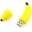Μονάδα Flash Banana Thumb Drive, φορητή συσκευή αποθήκευσης με ελαφρύ σχεδιασμό και 2