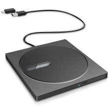 Externes Blu-ray-DVD-CD-Laufwerk mit USB 3.0- und Typ-C-Anschluss, breite Kompatibilität mit leistungsstarken Funktionen für Windows 10, Windows 8,