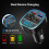 Καινοτόμος λύση ήχου αυτοκινήτου, πομπός Bluetooth FM για ποιότητα ήχου Hi-Fi, πολλαπλή 6
