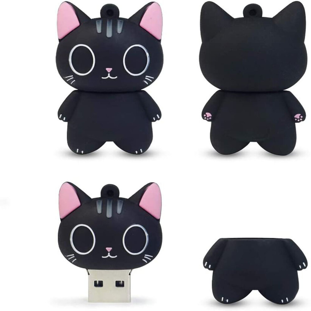 Petite Cat-Inspired Flash Drive, Compatible With Usb 2.0 Ports On Most Devices, Offers Secure File Encryption And Plug And Use Functionality, Perfect 9004841552972