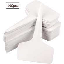 Etichette da giardino, in plastica rigida impermeabile, a forma di T, con finitura opaca, resistenti e adatte a un'ampia gamma di applicazioni,