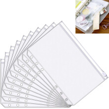 Protetores para Cartões Fotográficos, 10 Unidades, Tamanho A5, em PVC Resistente que Oferece Proteção Reforçada Contra Rasgos e Danos Causados