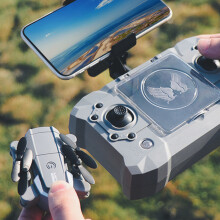 Drone RC intelligent avec maintien d'altitude, drone pliable doté de la commande vidéo gestuelle et du mode sans tête, caméra 4K HD avec FPV WiFi