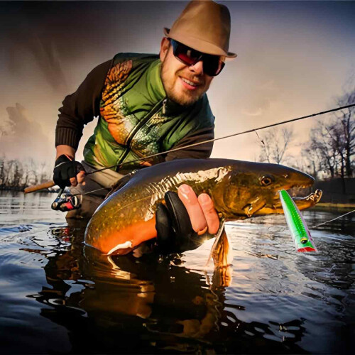 Topwater-Köder-Angelset für aktive Angler, Tacklebox mit Crankbaits, Jigs, Blinkern, Softbaits und Köderzubehör, Komplettset mit 1
