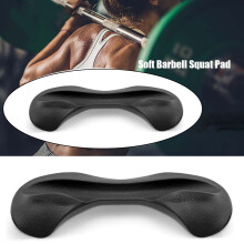 Almofada de elevação de quadril portátil e leve com acolchoamento de alta densidade e suporte para barra para agachamento, com design 3D que