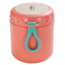 Leakproof Travel Mug with Lid, Breakfast Cup With Spoon Thermal Flask for Food, Portable Insulated Soup Cup Stainless Steel Container for Soup