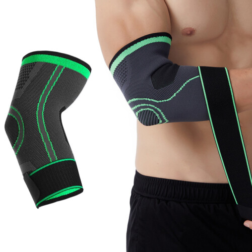 Compression Support Sleeve for Elbow Stability, Adjustable Strapping System for Custom Fit, Unrivaled Quality Assurance in Support Wear, Superior 1