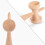 Κλασικό παιχνίδι Kendama με ρίψη και πιάσιμο, εργαλείο συντονισμού χεριών και 4