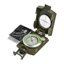 Navigation Compass for Outdoor Exploration, Waterproof Compass with Clinometer Compass for Hiking Hunting Geology Activities, Military Navigation