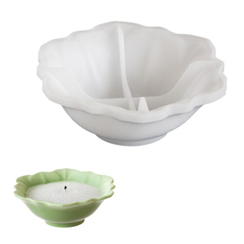Practical Sturdy Silicone Mold for Crafting Decorative Candle