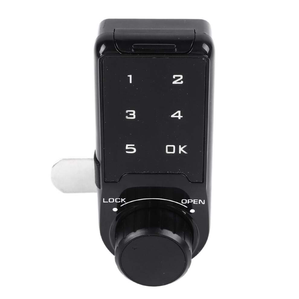 Touch Digital Password Cabinet Lock 20Mm Black Anti-Theft Electronic Deadbolt 6931369171145