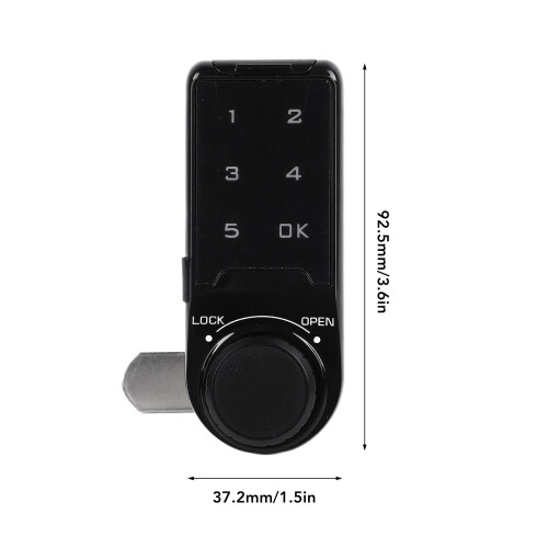 Touch Keypad Lock 30mm High Sensitivity Multifunctional for Drawer, Wardrobe, File Box, Office 1