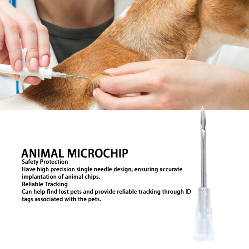 Animal Microchip with Single Needle, 2.12 x 12mm, 64Bit Electronics 2