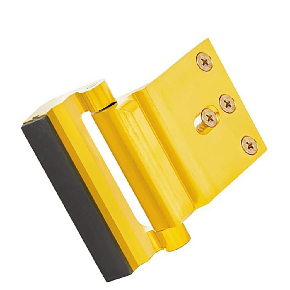Door Security Lock Aluminum Alloy 800Lbs Reinforcement Rustproof Gold Finish 8471369171274