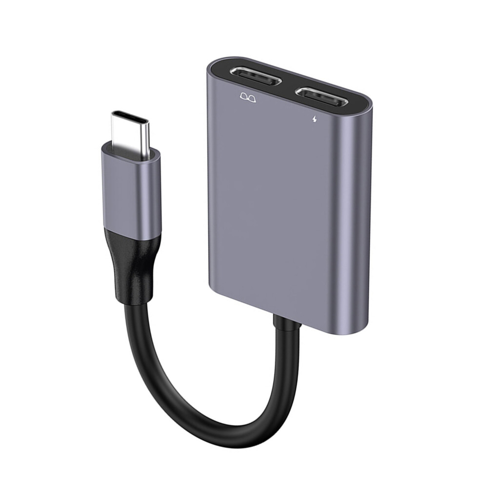 Portable USB C Hubs Expansion Hubs Featuring USB A and USB-grey
