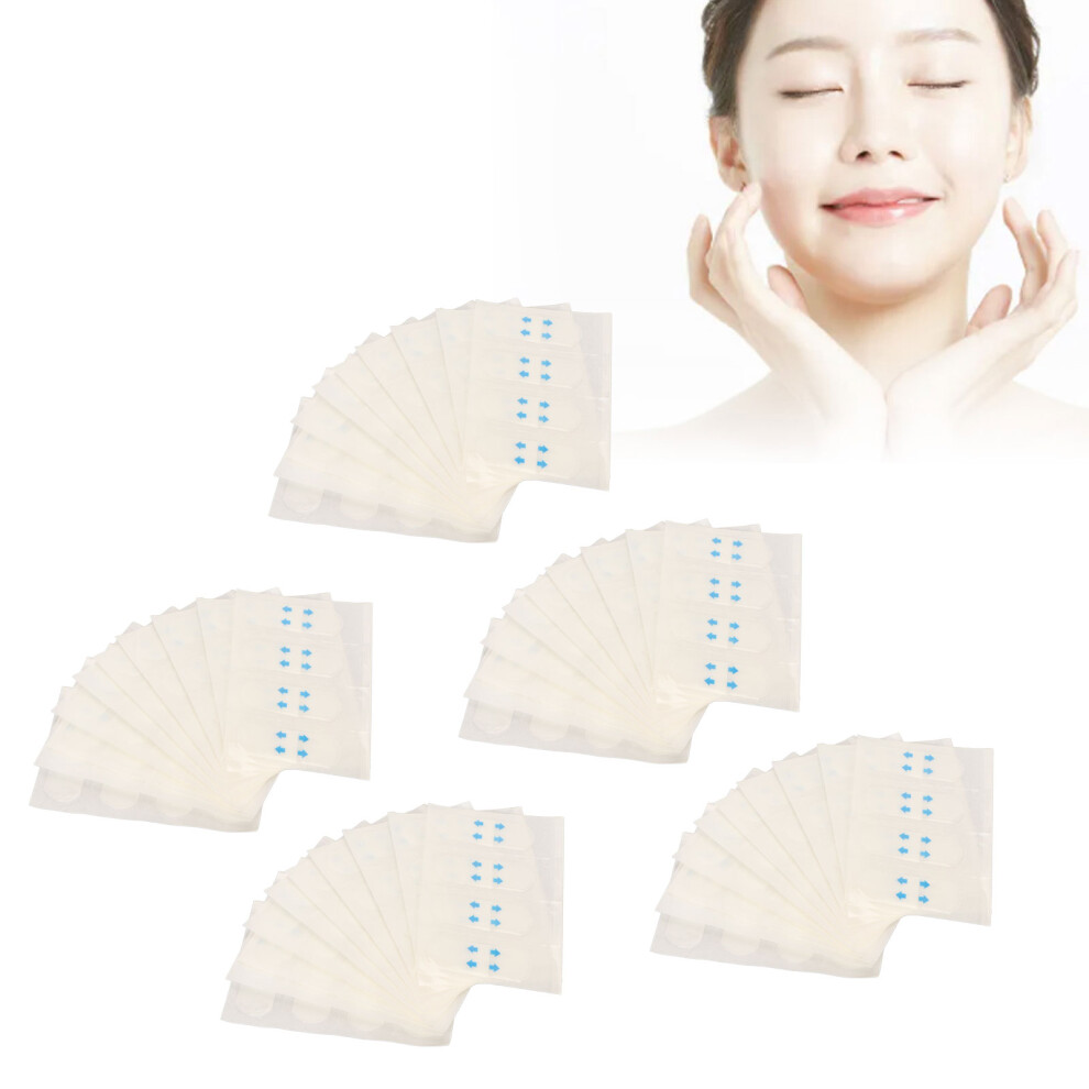 40Pcs V Face Stickers, Skin-Friendly Breathable Face Lift Tape