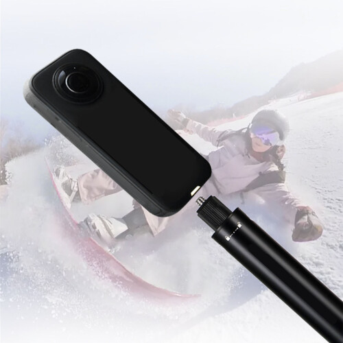 Action Camera Selfie Stick 0.7m with 5 Length Adjustment for Insta360 X3 & Go 2 2