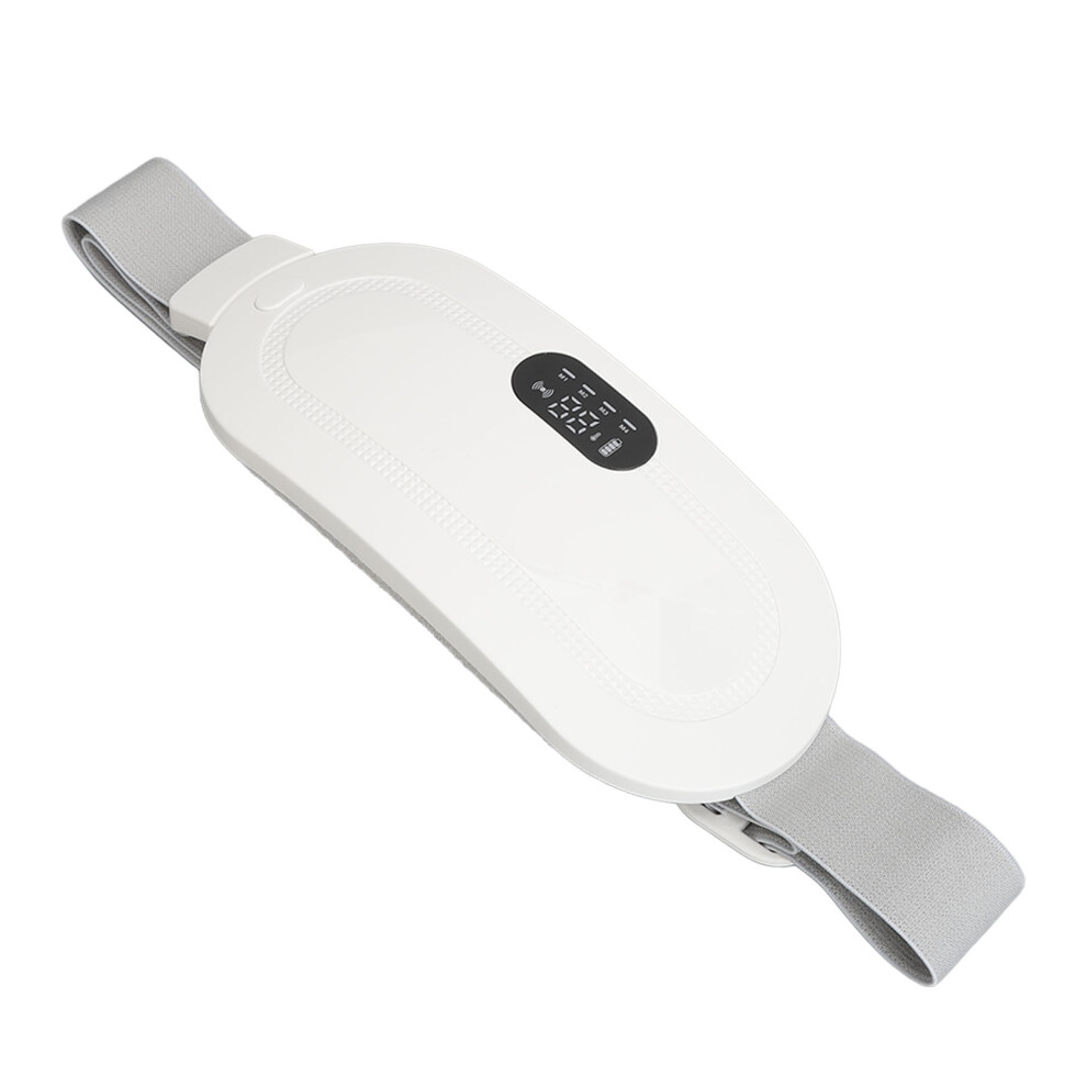 White Electric Heated Waist Belt For Women, 500Mah Lithium Battery,