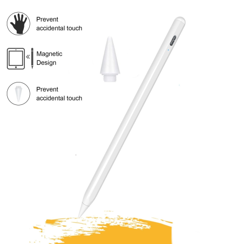 Kapasitiv iPad-penn med batteriindikator og hurtiglading White 2