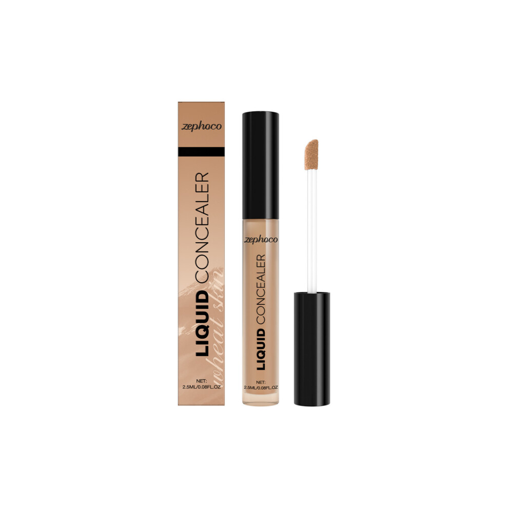 (2.5ml) Long-lasting Liquid Concealer Wheat-colored concealer is moisturizing and lightweight, and provides a natural