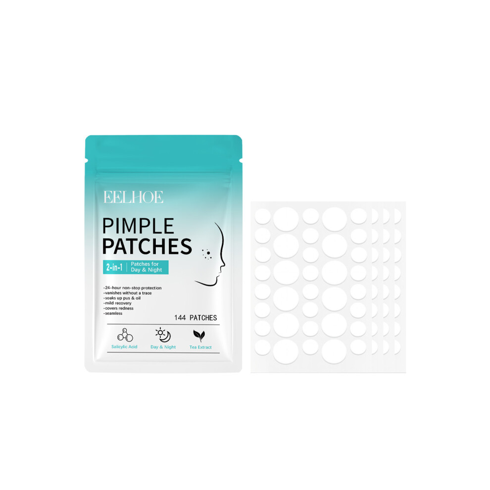 (144PATCHES) EELHOE Acne Patch Gentle care, skin-friendly and breathable daily isolation facial care acne patch