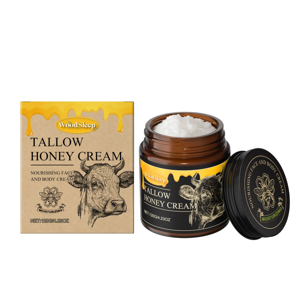 Cream (120G) Woodsleep Beef Fat Care Skin Moisturizing Refreshing Body Lotion