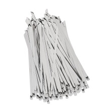 200 Edelstahl-Zip-Gurte aus Edelstahl 4,6 mm für Zuhause, Büro und Garage