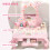 AIYAPLAY Kids Dressing Table Set, Two-Piece Children Vanity Table with Stool 5