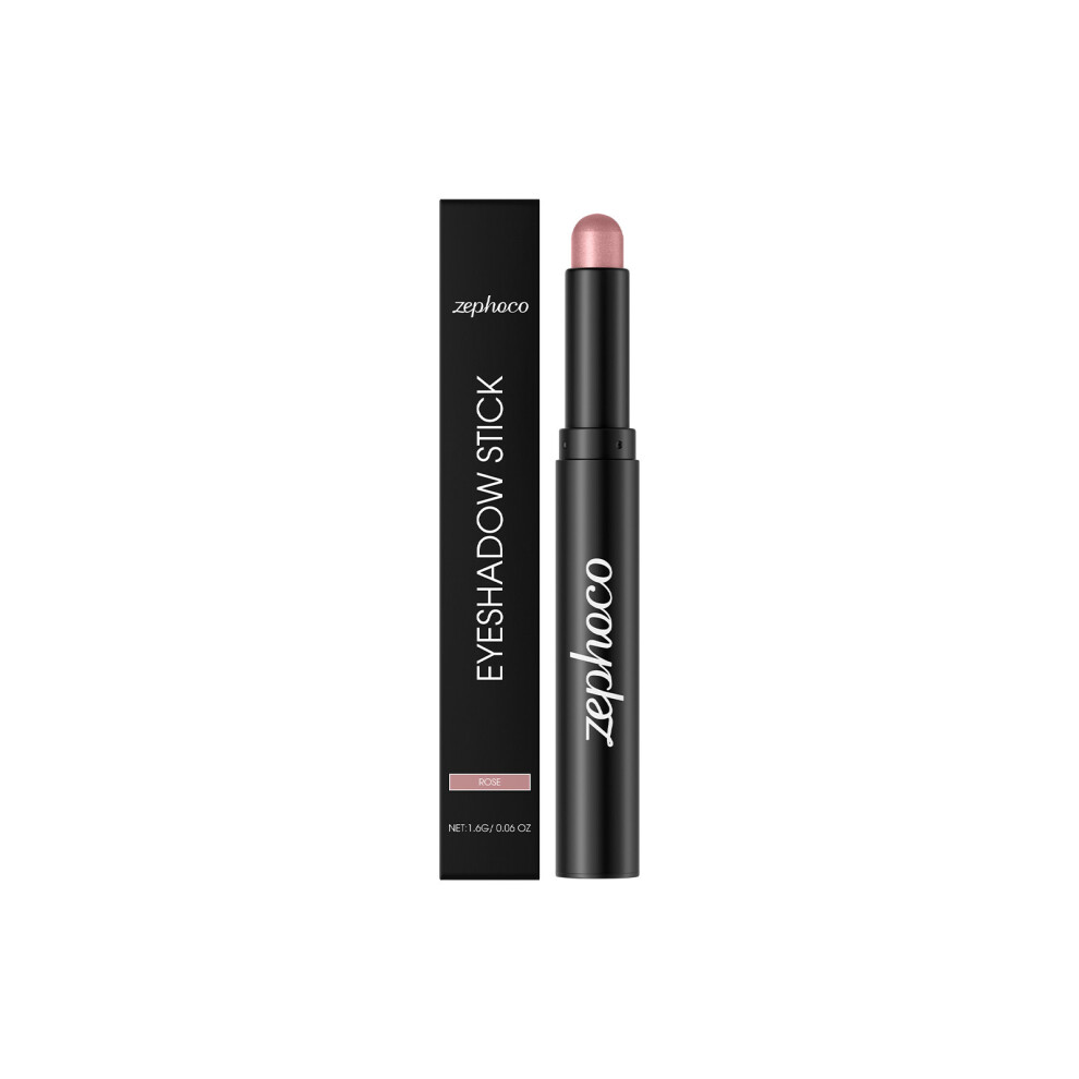 Light (1.6G, Rose Color) Zephoco Shiny Eyeshadow Stick Series Is Smooth And Easy To Apply, Natural And For Daily Eye Makeup.
