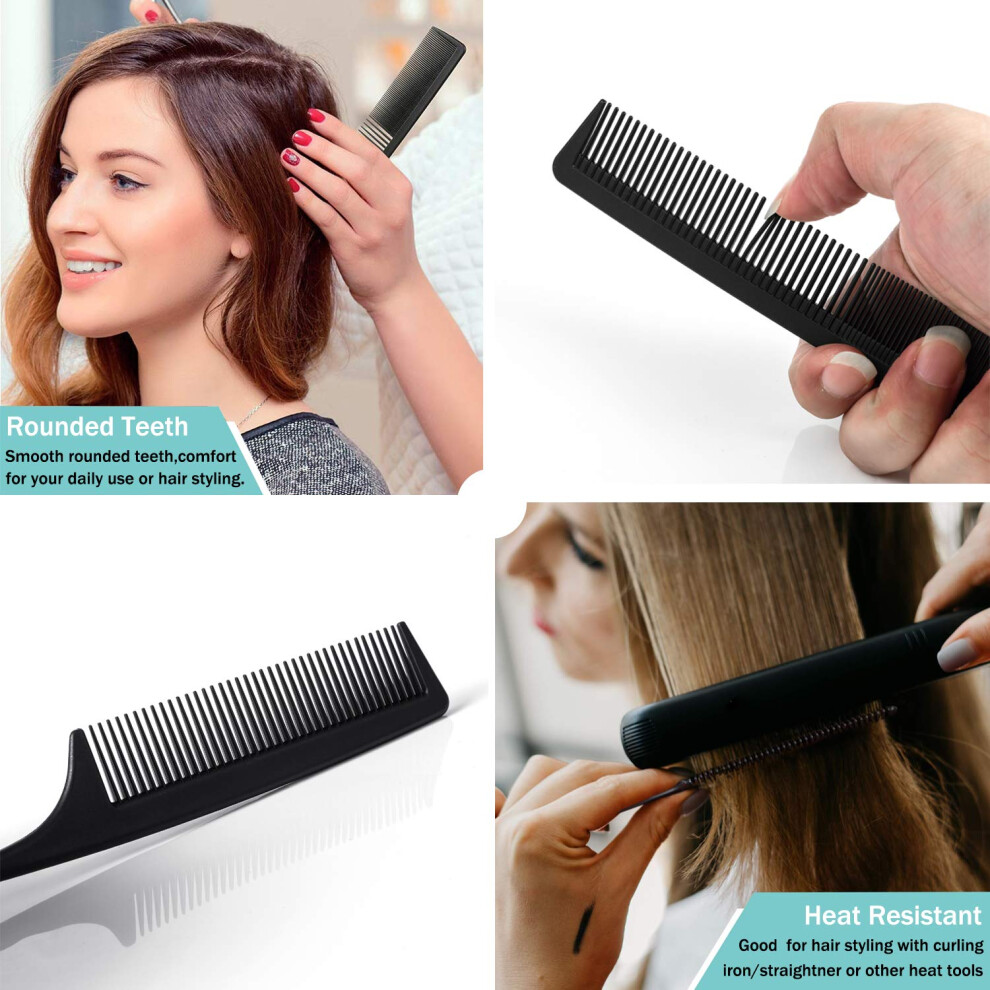 Experience The Ultimate In Hair Styling With Our Carbon Styling Combs, The Finest In Heat Resistance And Anti Static Performance, Perfect For Salon
