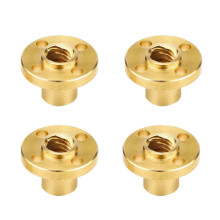 Porca de latão resistente para fuso de esferas, fuso de esferas T8 aplicável para CNC e impressão 3D, deve ser usada com parafuso de haste para