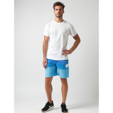 Ademende zwembroek voor heren, lichtgewicht badpak met trekkoord in de taille en sneldrogende stof, boardshorts met meshvoering en duurzame