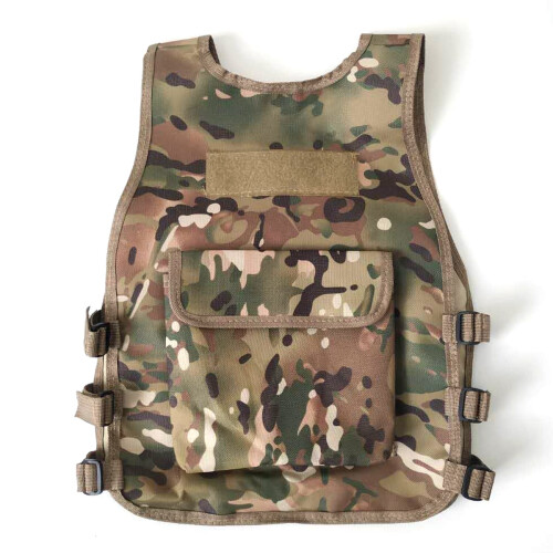 Γιλέκο Airsoft για παιδιά 8-14 ετών, Γιλέκο Μάχης με Ρυθμιζόμενους Ιμάντες Ώμου και 2