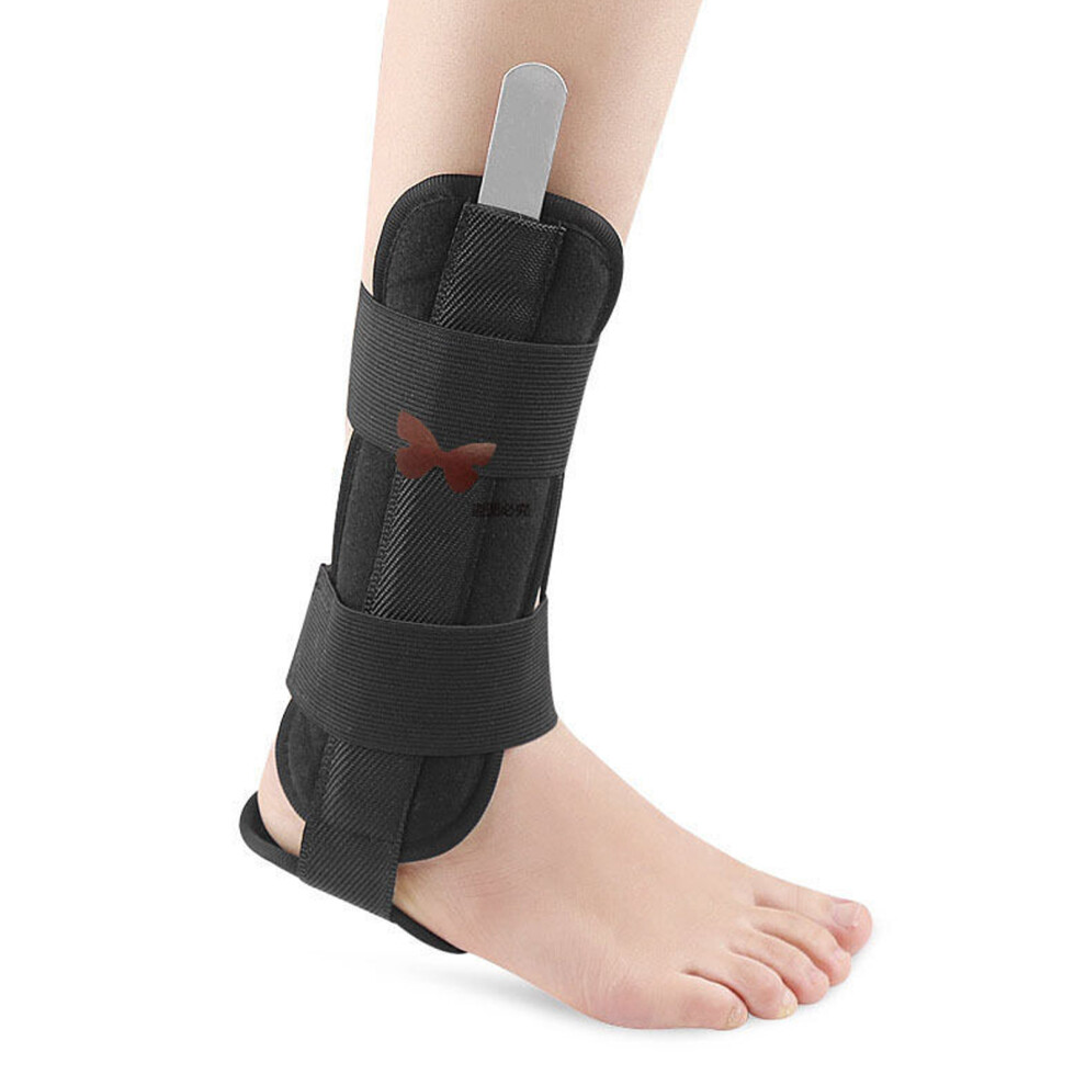 Ankle Stabilizer for Injury Recovery, Adjustable Ankle Stabilizing Stirrup Splint with Rigid Stabilizing Shell and Memory Foam Lining, Orthopedic