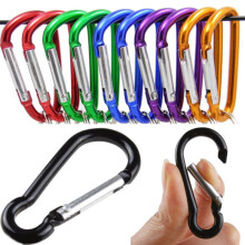 Multi Purpose Carabiner Clip For Outdoor Gear, Rustproof Waterproof Lightweight Durable Aluminum Alloy Spring Snap Hook, Wear Resistant EDC Items For