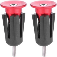Handlebar End Plugs for Most Bicycles, Reduce Damage Shock Absorption Aluminum Alloy Caps, Lightweight Sturdy Design with Easy Installation for Road