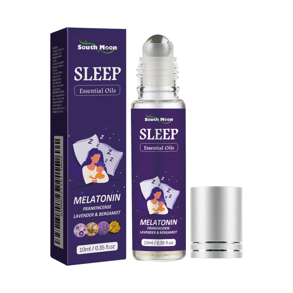(10ml) sleep roller ball essential oil, care for sleep, relieve anxiety, massage and fall asleep quickly with plant essential