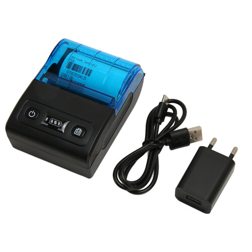 Tragbarer Thermodrucker 58mm Bluetooth 4.0 Mini-Rechnung EU-Stecker 1