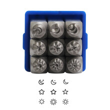 Celestials Sturdy Steel Metal Stamps Set for Jewelry-Style 1
