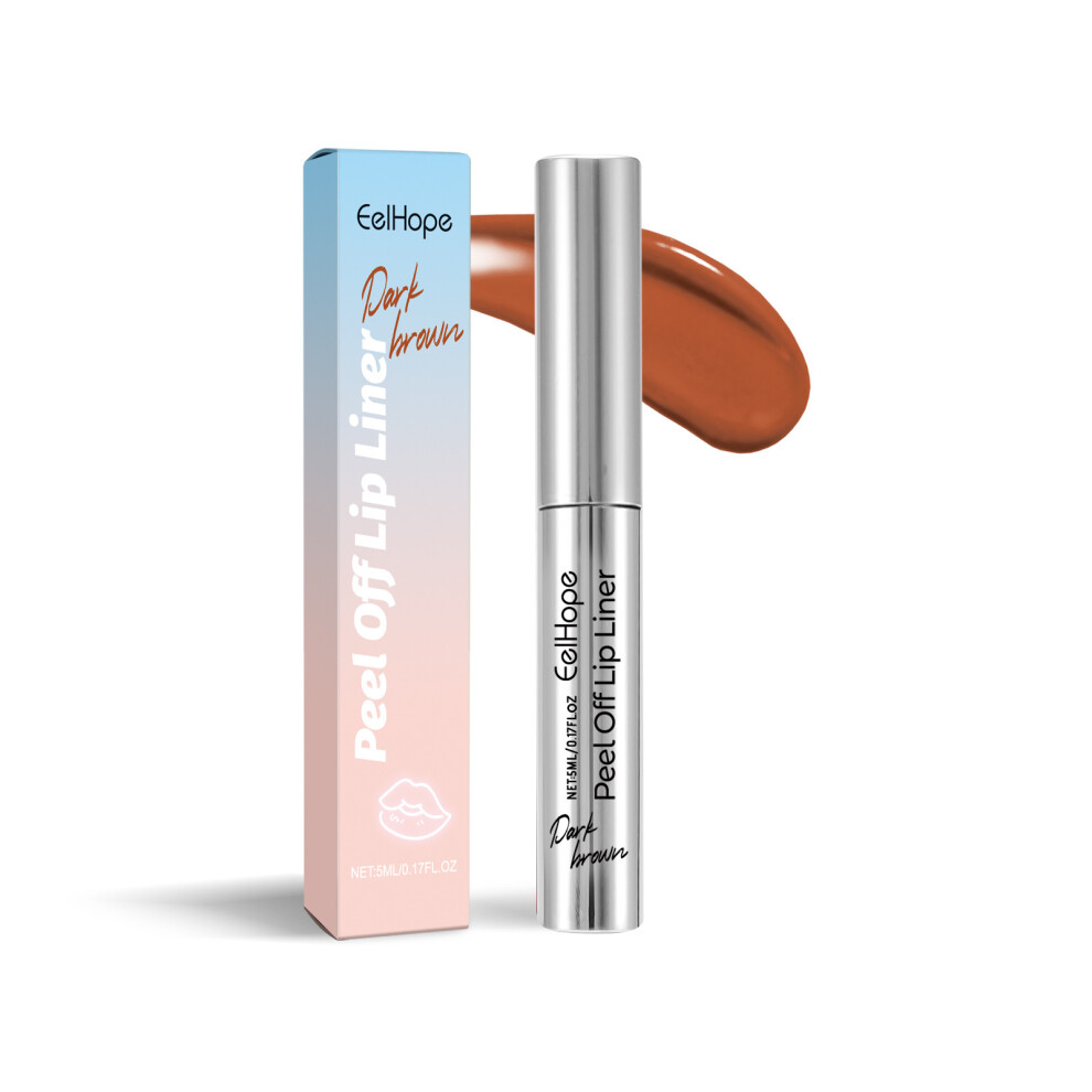 Dark/Brown/Light ( ) Eelhope Peel-Off Lip Liner Waterproof And Sweat-Proof Lip Liner, And Long-Lasting, Peel-Off Lip Liner