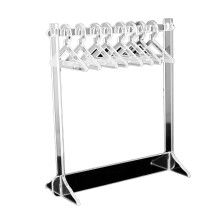 Kompakter transparenter Acryl-Ohrring-Organizer-Ständer für Halsketten und Stecker-Ohrringe