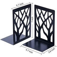 Fermalibri moderni con design ad albero, materiale robusto e antiruggine per un uso duraturo, design elegante e regalo perfetto per gli amanti dei