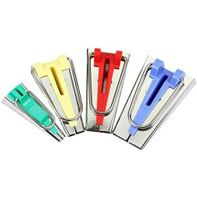 Máquina para hacer cintas al bies, herramienta de precisión para doblar telas a la perfección, prensatelas ajustable que ahorra tiempo para