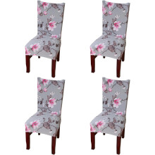 Housses de chaises de salle à manger, décoration élégante pour la cuisine et les réceptions, protègent contre l'usure quotidienne, entretien